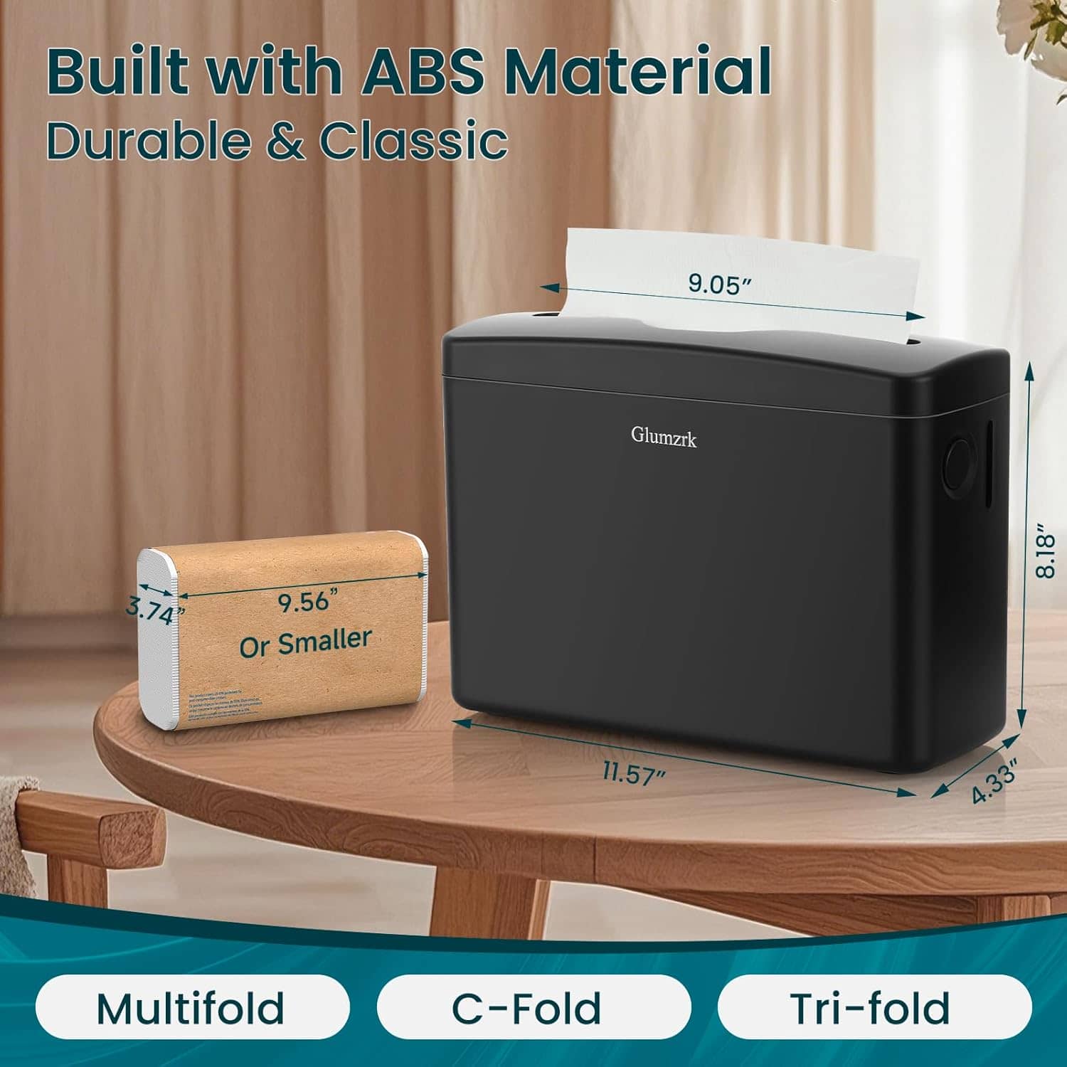 Countertop Paper Towel Dispenser Multifold Trifold C fold- Bathroom Commercial Hand Paper Towel Dispenser